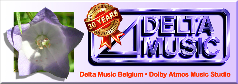 Logo Delta Music Belgium - Dolby Atmos Music Studio - 30 Years