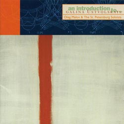 Graphic CD inlay card 'Galina Ustvolskaya - An Introduction'