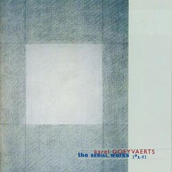 Graphic CD inlay card 'Karel Goeyvaerts - The Serial Works'