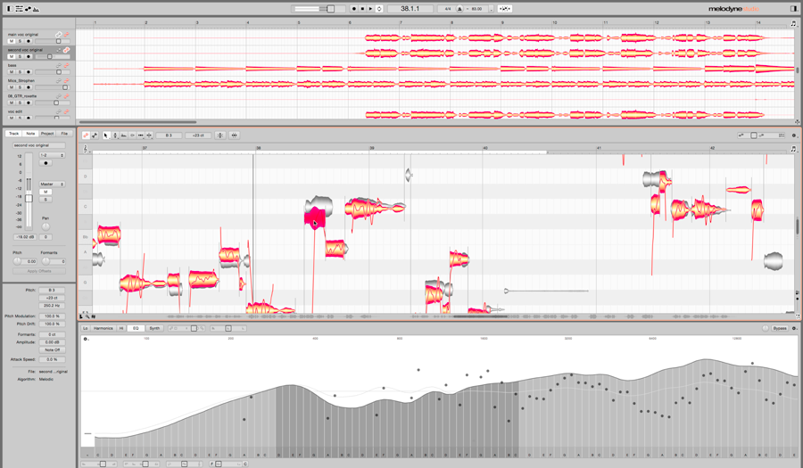 Screenshot Melodyne 4 studio