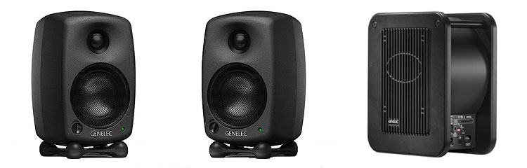 Photo Genelec 8020A +7040A