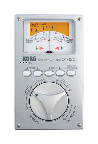 Photo KORG - OT-120 - Wide 8 Octave Orchestral Digital Tuner