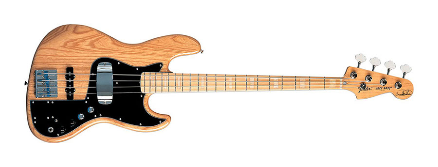 Photo Fender Jazz Bass Artist Series 'Signature' MARCUS MILLER JAZZ BASS® Natural MN