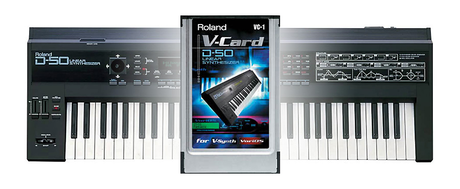 Photo Roland D-50 V-Card
