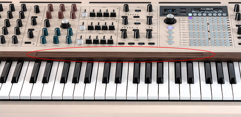Photo ARTURIA PolyBrute 12 ribbon controller