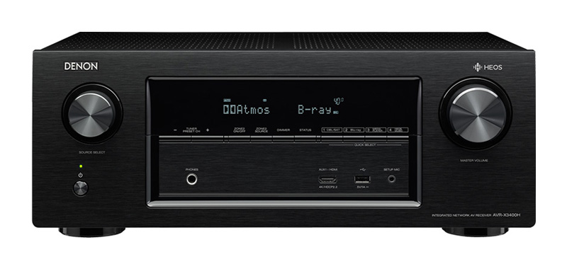 Photo Denon AVR-X3400H front view