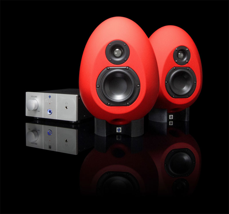 Photo MunroSonic - EGG 100 Monitor System - Red